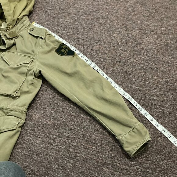 Ralph Lauren Denim Supply Army Military Field Inspired Jacket Mens Small Beige - Picture 11 of 12